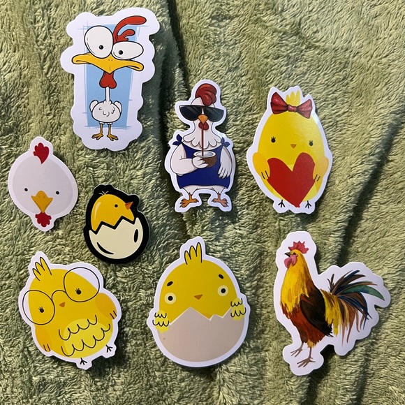 Chicken Stickers Vinyl Decals (TSC 2023 Chick Days Item) - Picture 7 of 9